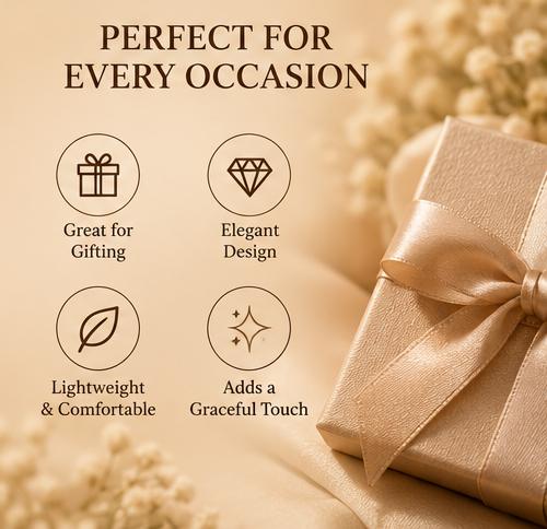 Elegant Gold-Tone Pearl Pendant Necklace Set with Matching Earrings