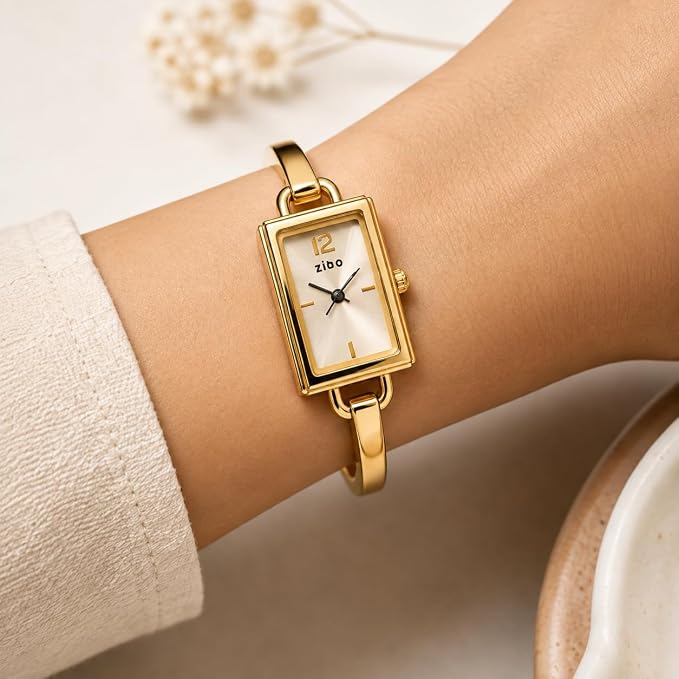 Women’s Gold KADA Bracelet Watch | Stylish Bangle Style Wrist Watch